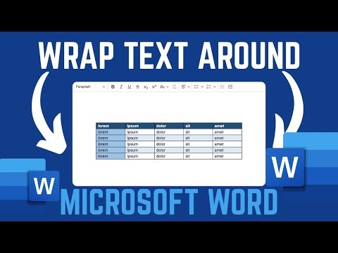 How To Wrap Text Around Tables In Microsoft Word