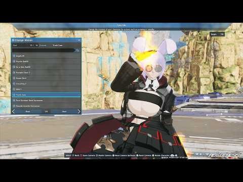 PSO2 NGS Character Creation Tutorial, Gun Bunny Mia