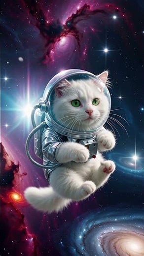 Space Kitty Adventure 🚀🐱 | Cutest Astronaut Cat in the Galaxy ✨
