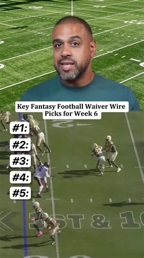 Discover five waiver wire pickups for fantasy football in Week 6, including standout players like Marshawn Lloyd and Jeremy Bernard. Enhance your lineup with these potential season-savers! #fantasyfootball #waiverwire #fantasyfootballadvice #NFL #footballpicks #week6 #fantasystrategy