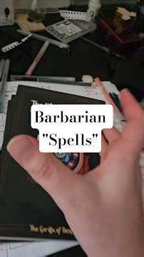 Barbarian Writing System #dnd #dnd5e #spellwritingguide #dungeonsanddragons