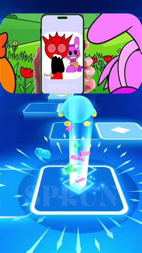 Sprunki Funny Look at this (Open the Door! ) X Tiles Hop Part 43 #sprunki #tileshop