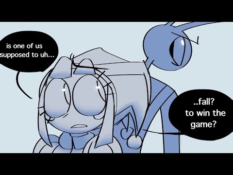 Jax lets Pomni fall | Pomni x Jax | The Amazing Digital Circus Comic Dub