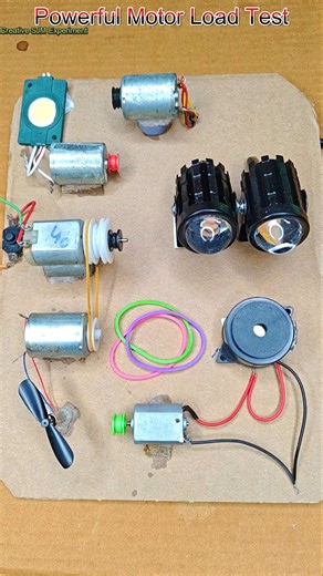 Powerful Motor Load Test | #dcmotor #tech #diy #dcmotorproject