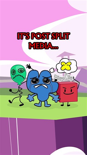 oh that's... that's post split media........😱 #bfb #tpot #bfdia #bfdi
