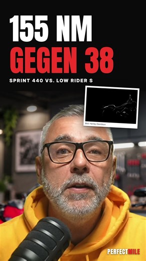 155 Nm gegen 38 Nm: Harley baut jetzt klein 😳 #shorts #PERFECTMILE