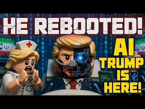 HE ESCAPED! 🤖 After the hospital... Trump's AI update in LEGO is INSANE! 😳 🔥