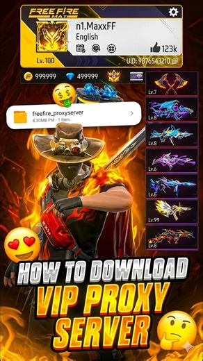 How To Download Vip Proxy Server In Free Fire 💯😱🔥| Ob53 Update Proxy Server Download Kaise Kare