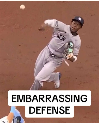 Yankees make three errors in the first four batters of the first inning, a breakdown #yankees #fail #errors #fundamentals #sports