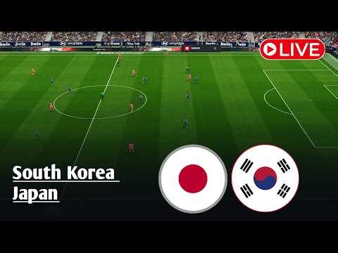 LIVE: South Korea vs Japan Women | AFC Women's Asian Cup 2026 | Watch efootball Gameplay