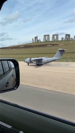 RC RAF A400M Atlas Keeps Pace with a Defender #Shorts