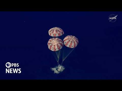 WATCH: Artemis II crew returns to Earth