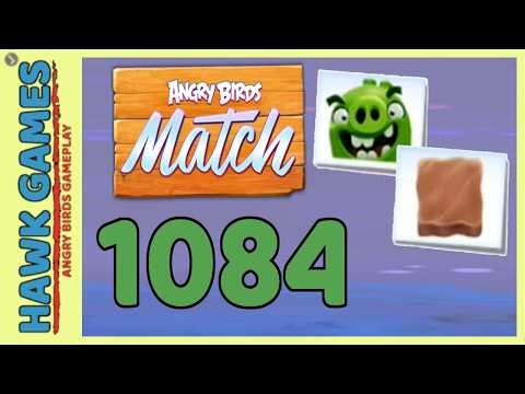 Angry Birds Match ⭐ Level 1084 - Walkthrough, No Boosters