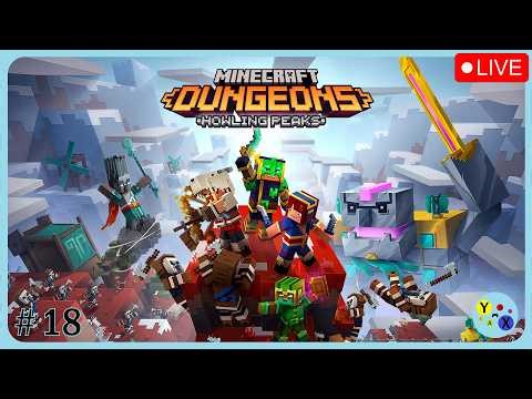 Minecraft Dungeons: Howling Peak Playthrough | PS4 | Ep 18