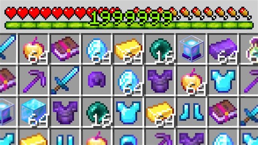 Minecraft, but your XP = OP items