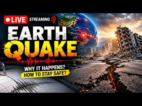 Why Do Earthquakes Happen? 🌍 LIVE | Earthquake, Seismic Waves & Safety