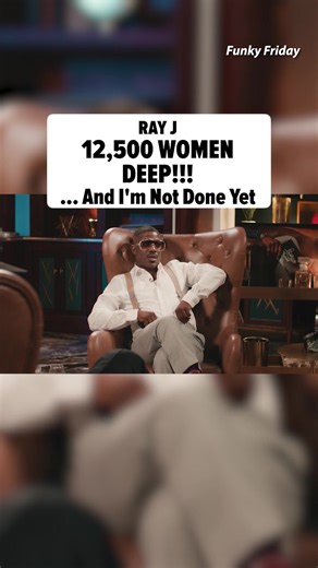 Bonnie Blue might want to sit this one out—Ray J’s out here claiming marathon level bedroom stats, saying he’s slept with 12,500 women! 🤯 🎥: Funky Friday