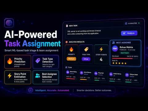 🚀 Build AI Task Assignment System | NLP + ML Project (End-to-End Guide)