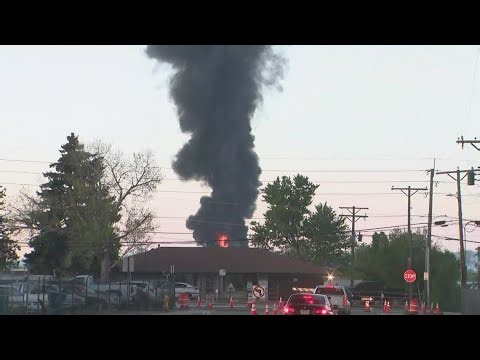Latest Headlines | Fuel tanker fire sends up large smoke plume in Denver metro