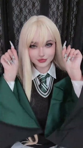 Female Draco Malfoy 🐍💚 | Harry Potter Cosplay #malfoid #dracomalfoy #cosplay
