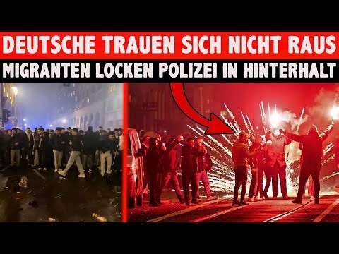 Germans no longer dare to go out. Migrants lure police into ambush. War of the migrants.