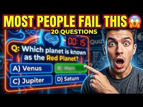 99% Will Fail! 🧠 General Knowledge Quiz with Answers l Quiz Bee