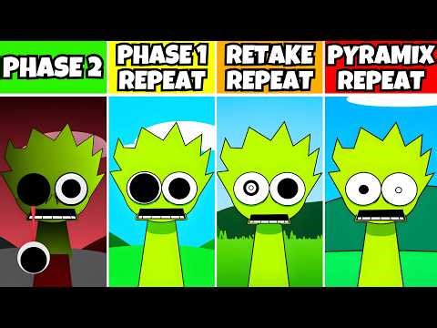 Sprunki Phase 2 vs Phase 1 Repeat vs Pyramixed COMPARISON