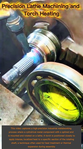 Precision Lathe Machining and Torch Heating