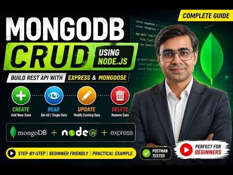 Build a REST API using Node.js, Express & MongoDB | CRUD Operations Explained