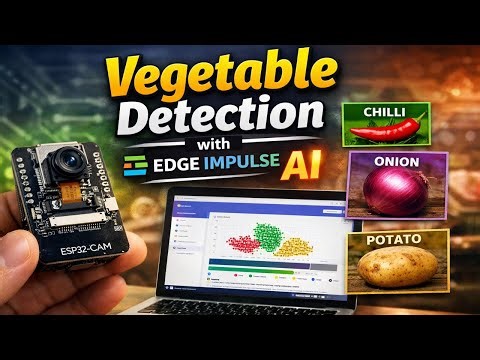 Vegetable Detection with Edge Impulse AI on ESP32-CAM