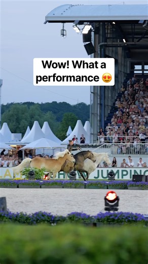 What a liberty dressage performance! 😍 #CHIOAachen #LibertyDressage #HorseShow