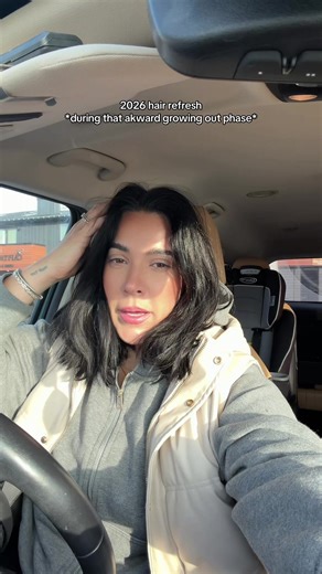 Long Layered Hair Transformation with Curtain Bangs