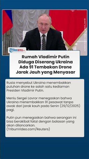 Moskow Murka! Rumah Presiden Vladimir Putin Digempur 91 Drone Diduga Milik Ukraina, Rusia akan Balas