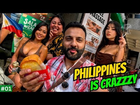Philippines Vlog Ep.1 🇵🇭 | Streets, Food & Amazing Vibes | First Impressions of Manila #philippines 