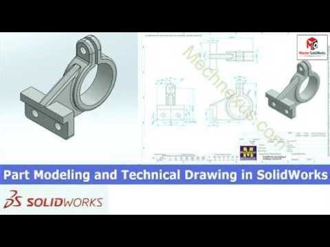 SolidWorks Part Modeling Tutorial | SolidWorks Tutorial | Learn SolidWorks | Mechnexus |