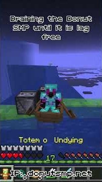 Draining the Donut SMP until it is lag free #minecraft #donutsmp