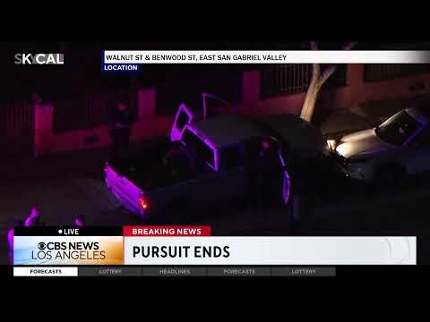 Live Police Chase in L.A