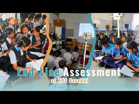 End-Line Assessment at KPS Sarakki | Project Jigyaasa | ISPF