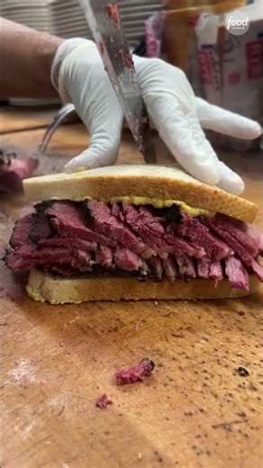 Pastrami SO hot and steamy we just got a facial 🧖‍♀️