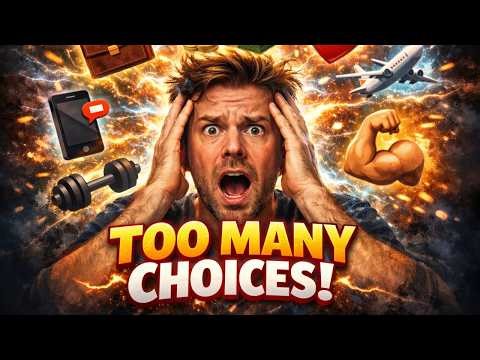 Why Having Too Many Options Is Ruining Your Life |The Psychology of Indecision Nobody Talks About