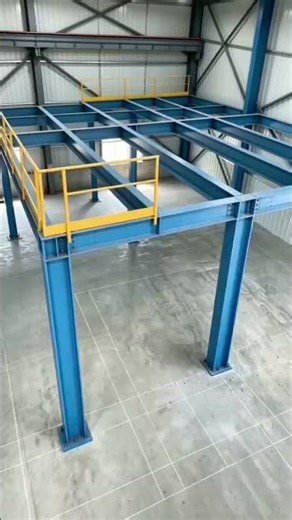 Full Bolt-Assembled Industrial Mezzanine Racks, Moisture-Proof Steel Platform