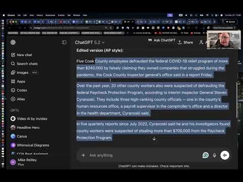 Editing With LLMs and Other AI Tools