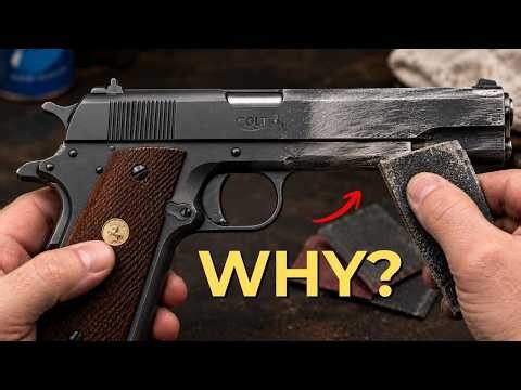 We Started Sanding a Brand-New Colt 1911