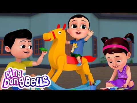Chal Mere Ghode Tik TiK | चल मेरे घोड़े टिक टिक + 18 More Hindi Rhymes for Kids