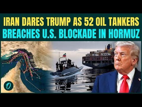 52 Iranian Ships BREAK THROUGH Trump’s Hormuz Blockade? Iran’s OPEN THREAT to US | Naval War Soon? 