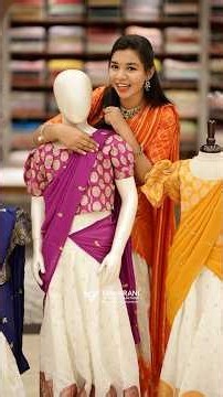 Onam Special Girls’ Kids Dhavani Collection at Maharani 🌼