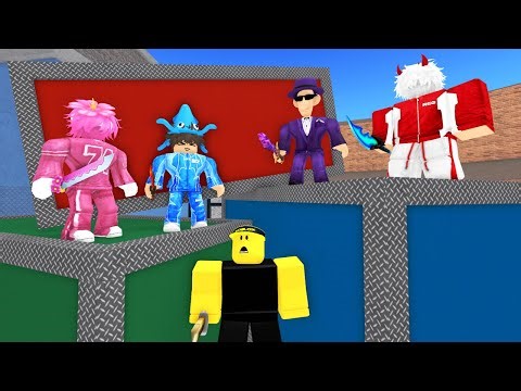 MM2 Pro VS 10 Hunters (MANHUNT)