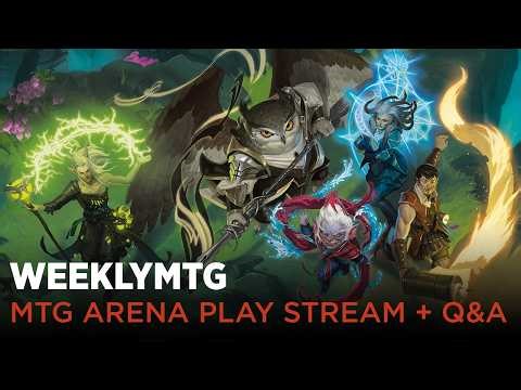 WeeklyMTG | Secrets of Strixhaven | MTG Arena Play Stream + Q&A