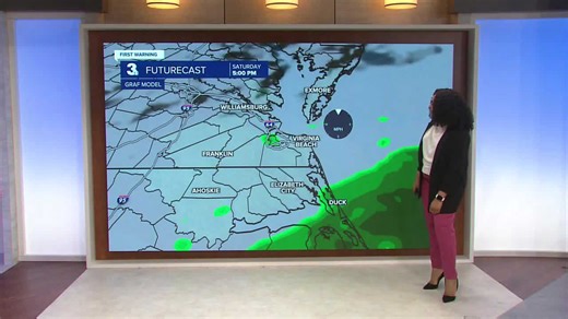 First warning forecast: Storms Wednesday night, more rain Saturday