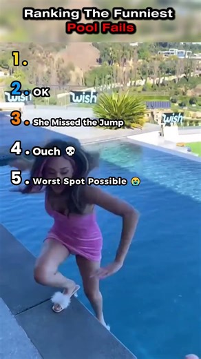 Ranking the Funniest Pool Fails 😂